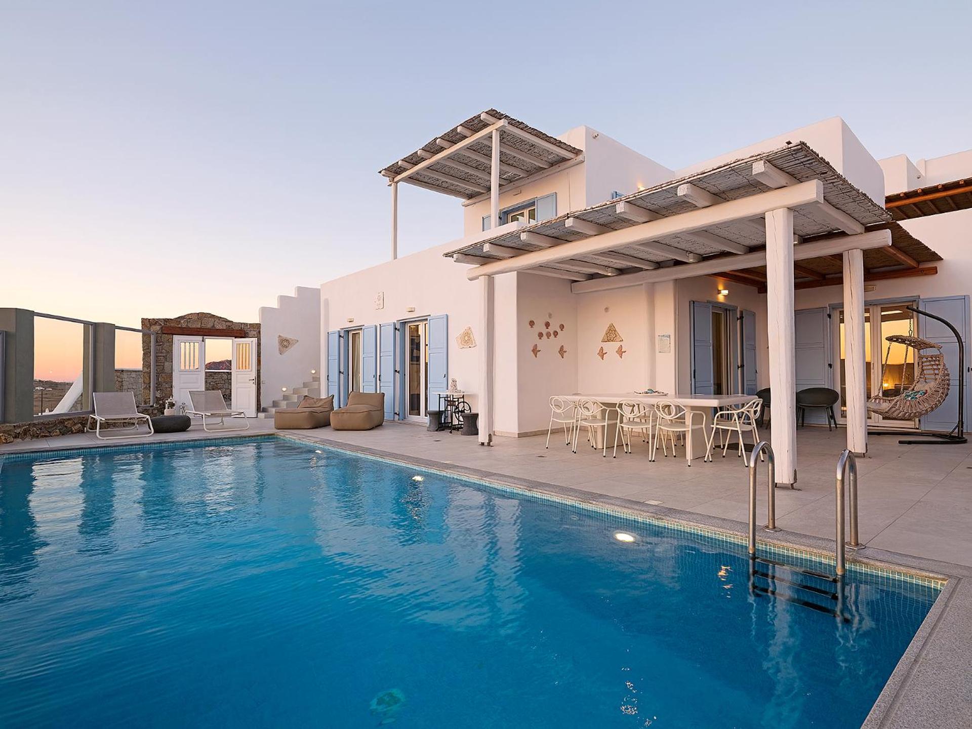 Chrysanthemo Villas Áno Merá Kültér fotó