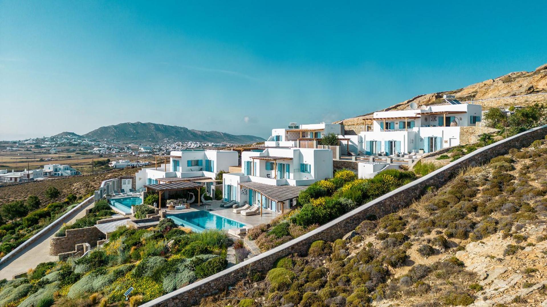 Chrysanthemo Villas Áno Merá Kültér fotó