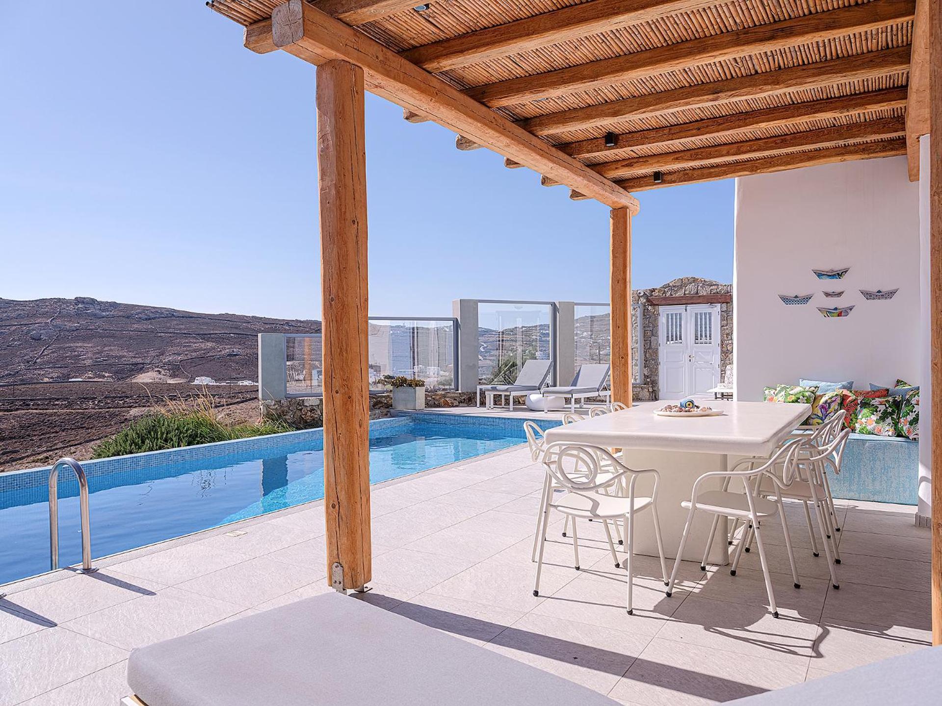 Chrysanthemo Villas Áno Merá Kültér fotó