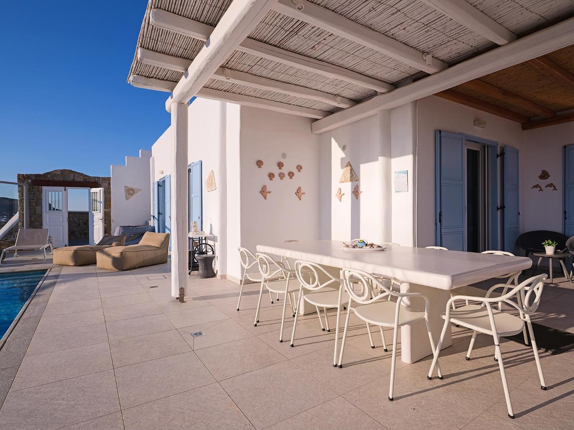 Chrysanthemo Villas Áno Merá Kültér fotó