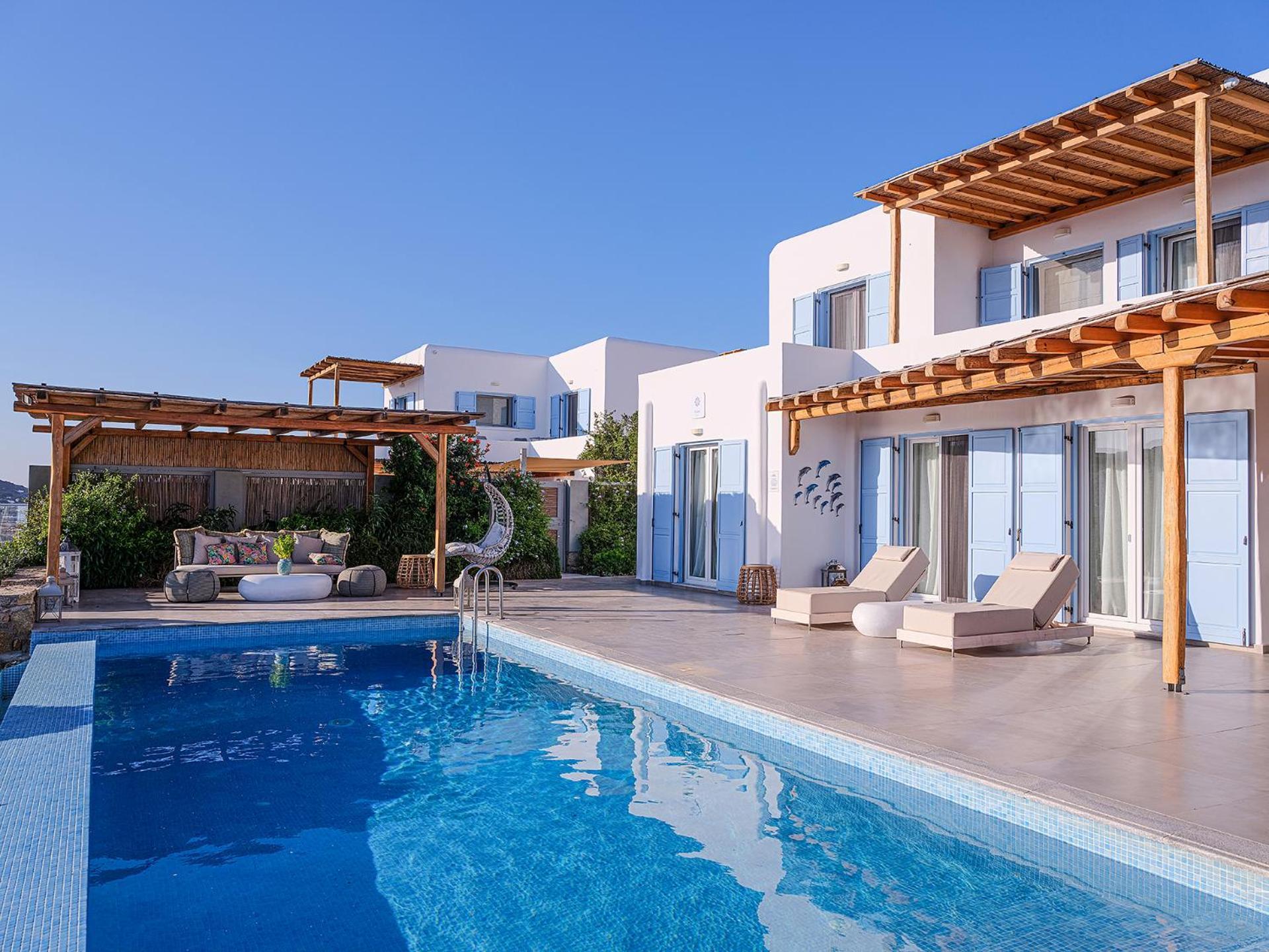 Chrysanthemo Villas Áno Merá Kültér fotó