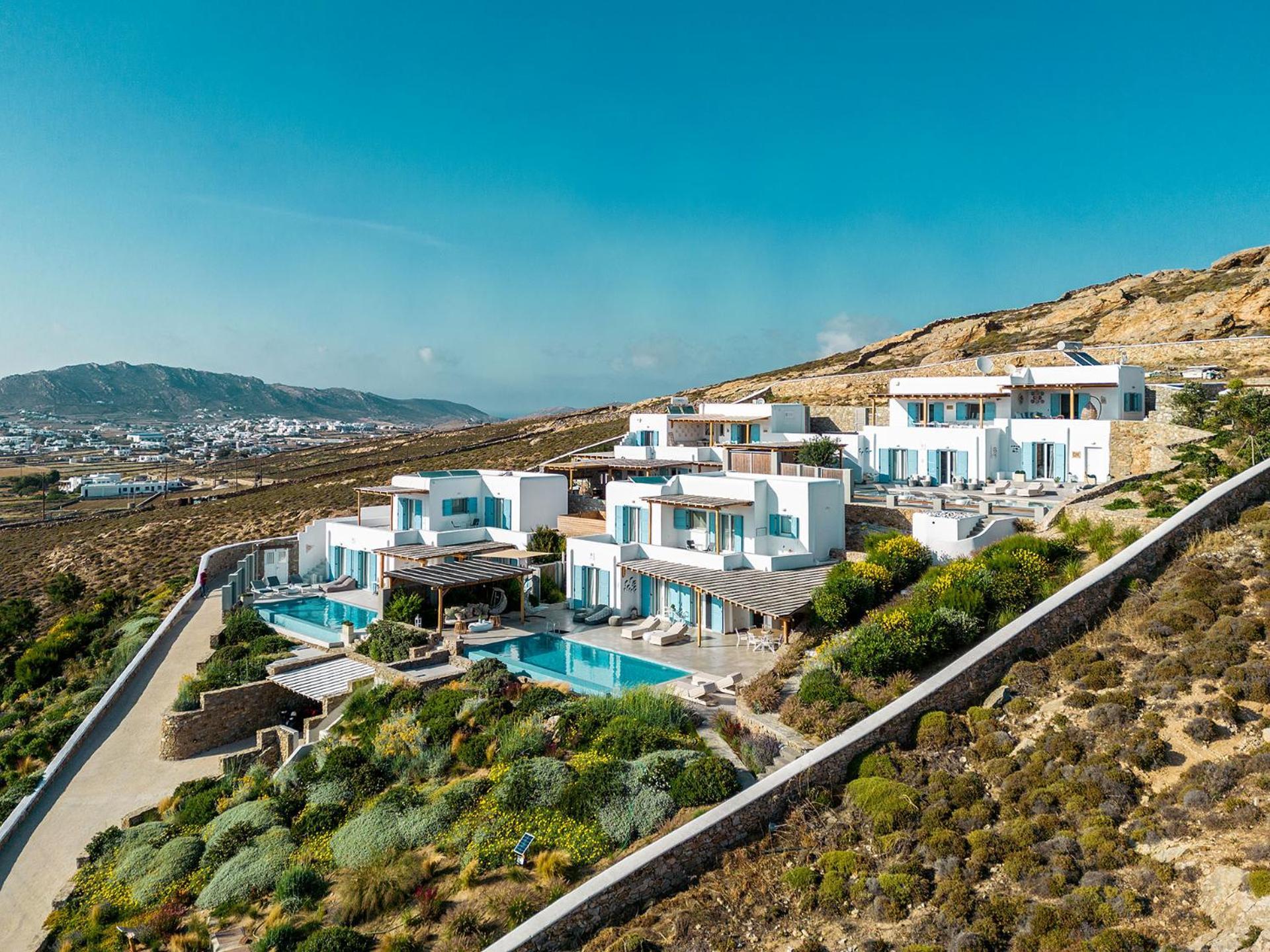 Chrysanthemo Villas Áno Merá Kültér fotó