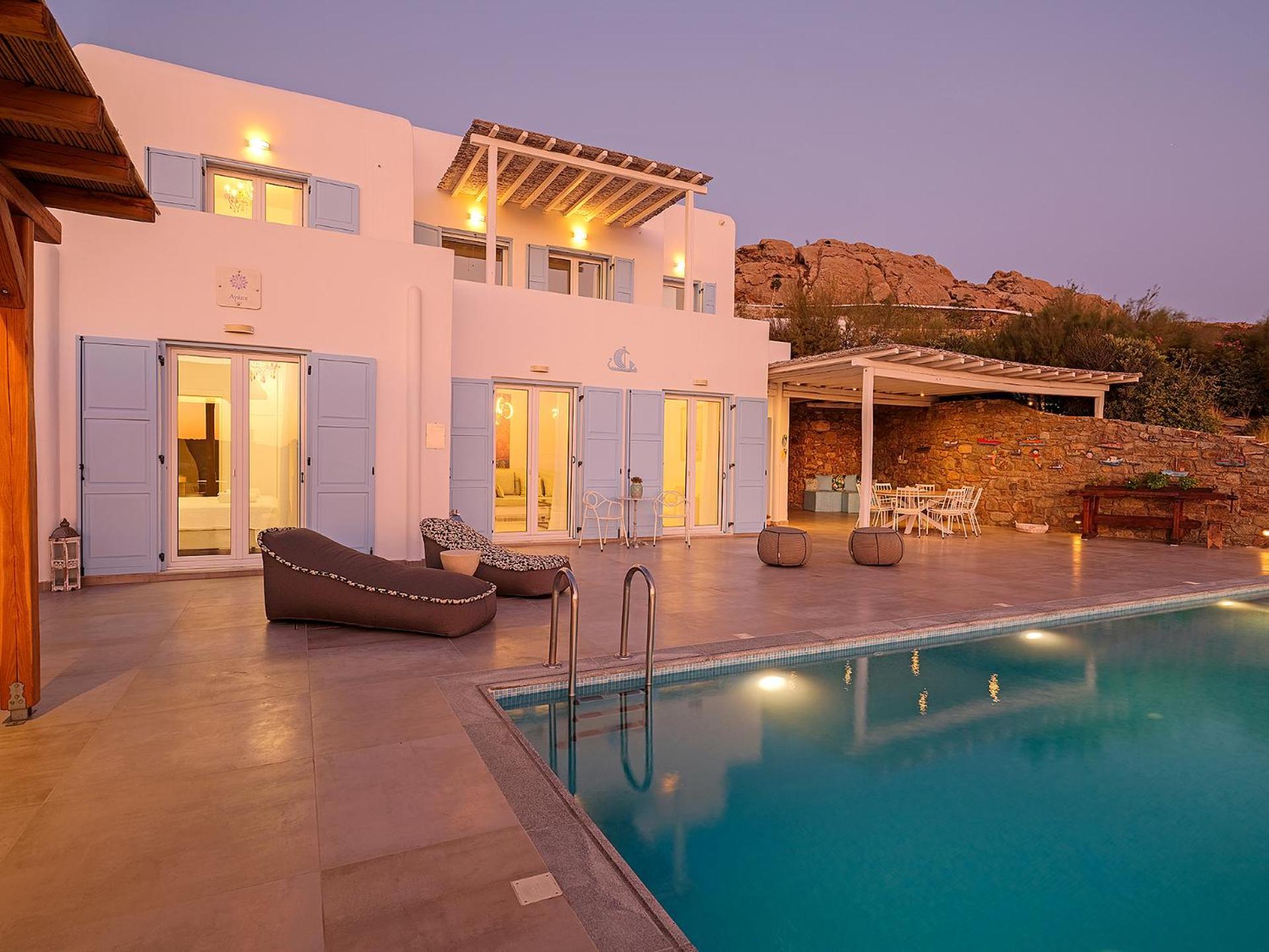 Chrysanthemo Villas Áno Merá Kültér fotó