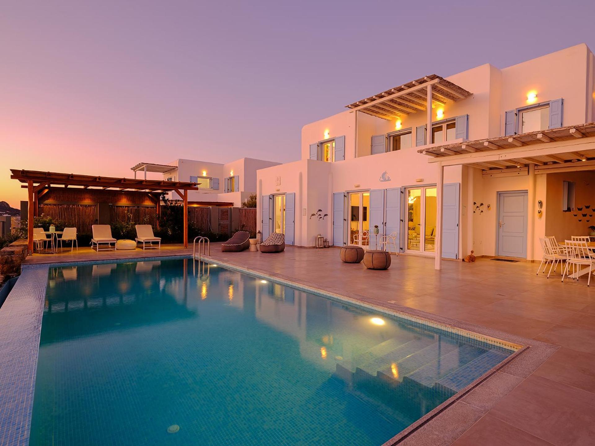 Chrysanthemo Villas Áno Merá Kültér fotó