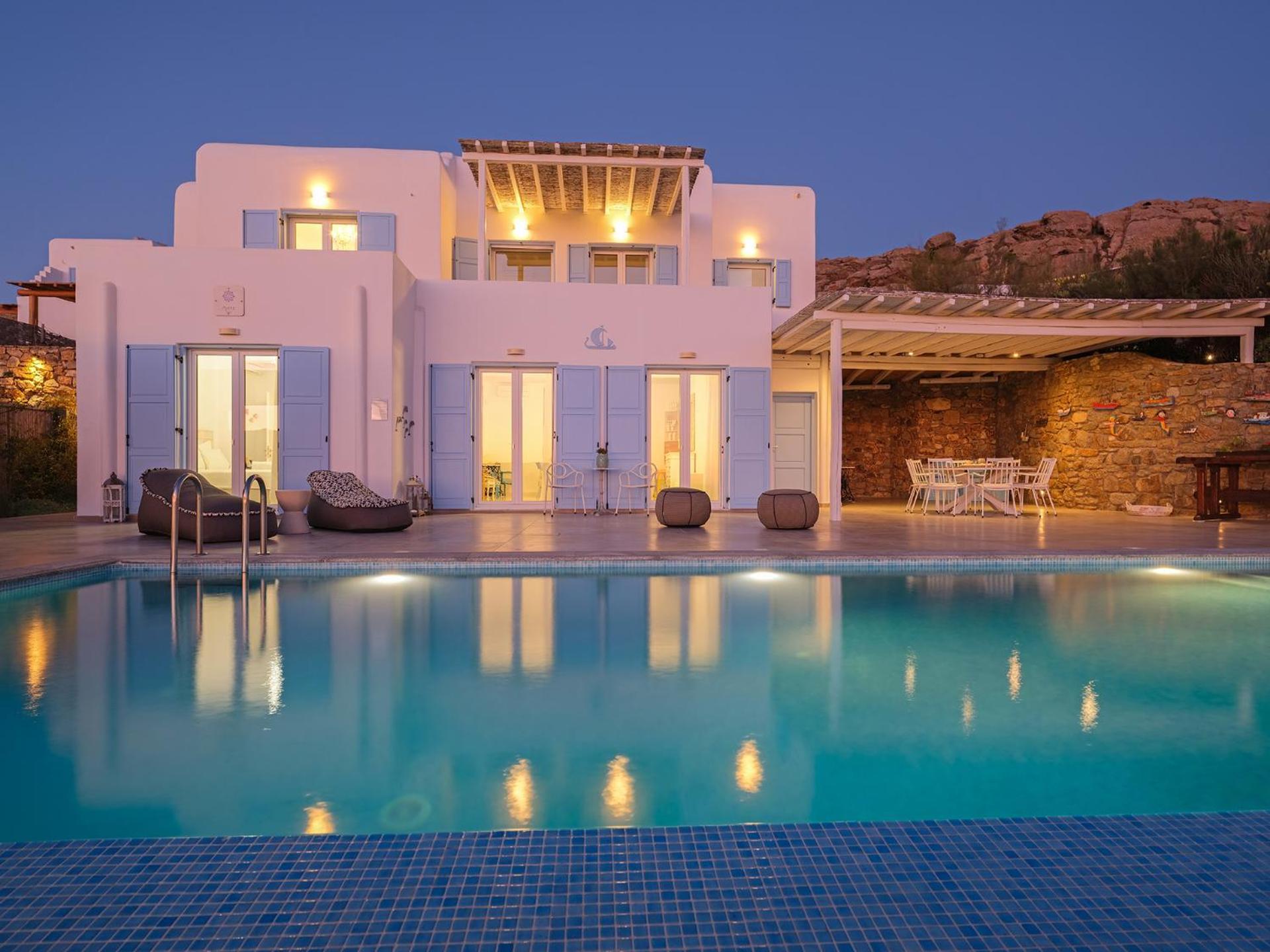 Chrysanthemo Villas Áno Merá Kültér fotó