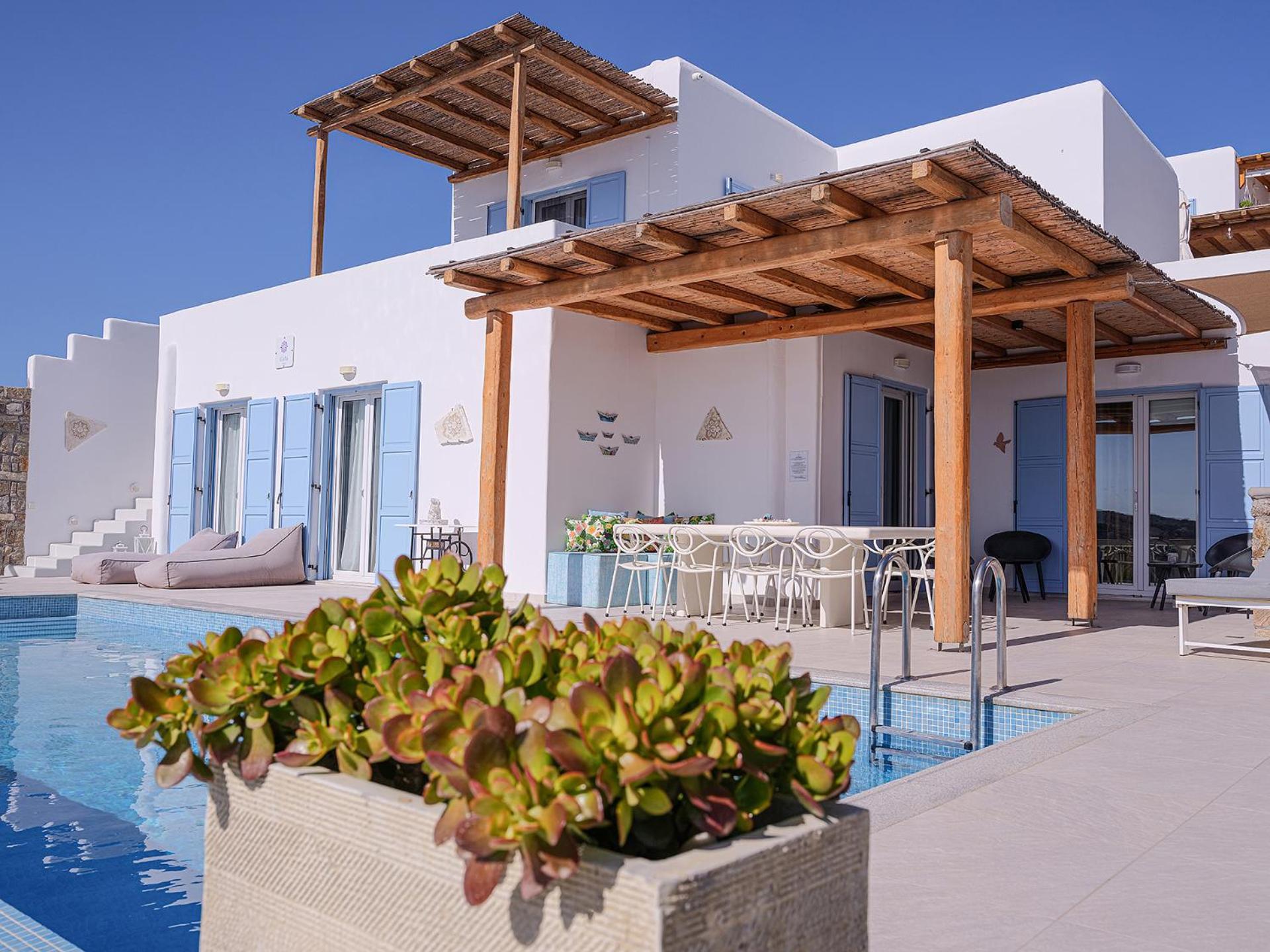 Chrysanthemo Villas Áno Merá Kültér fotó