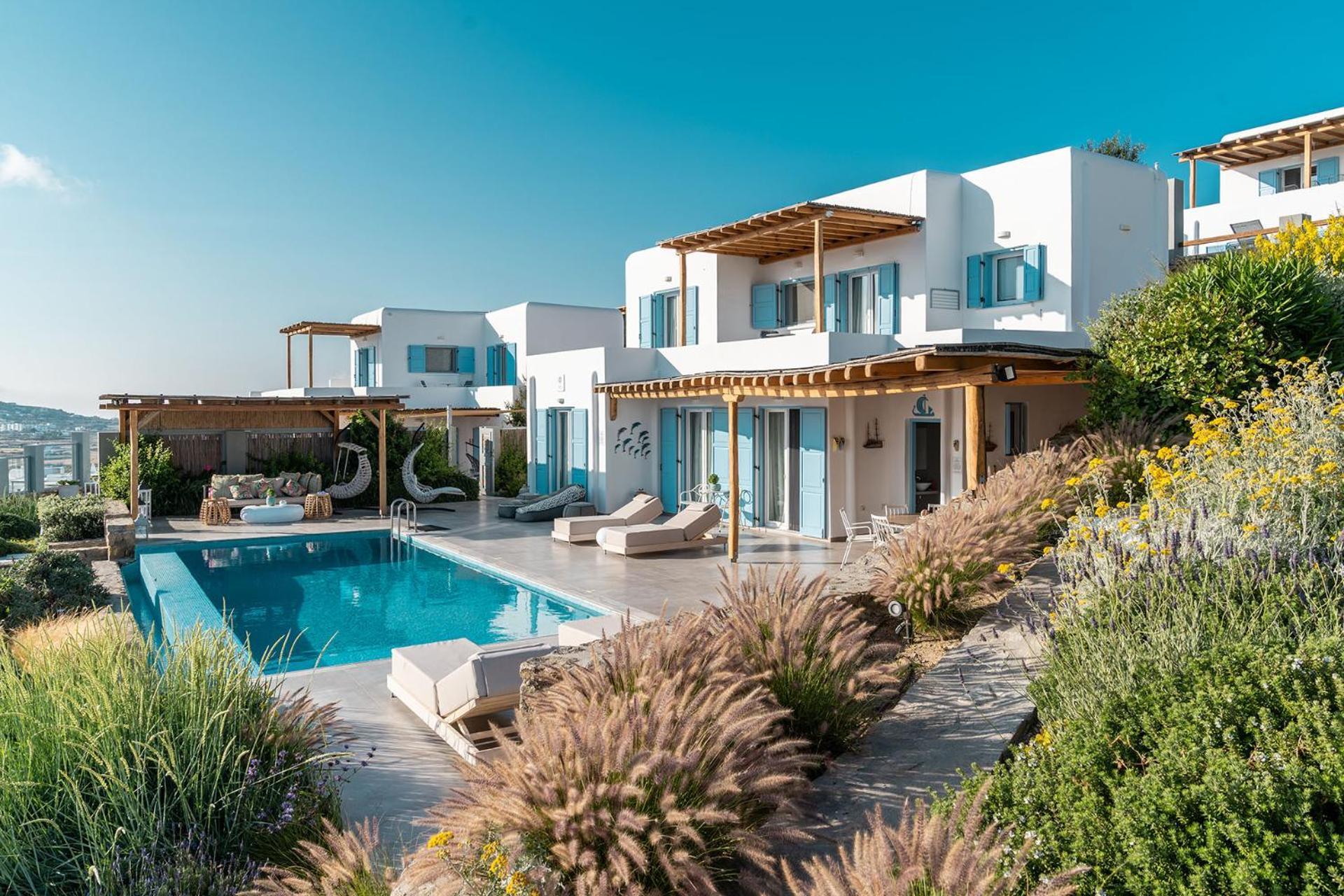 Chrysanthemo Villas Áno Merá Kültér fotó